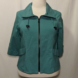 Cheryl Nash Windridge Teal Jacket